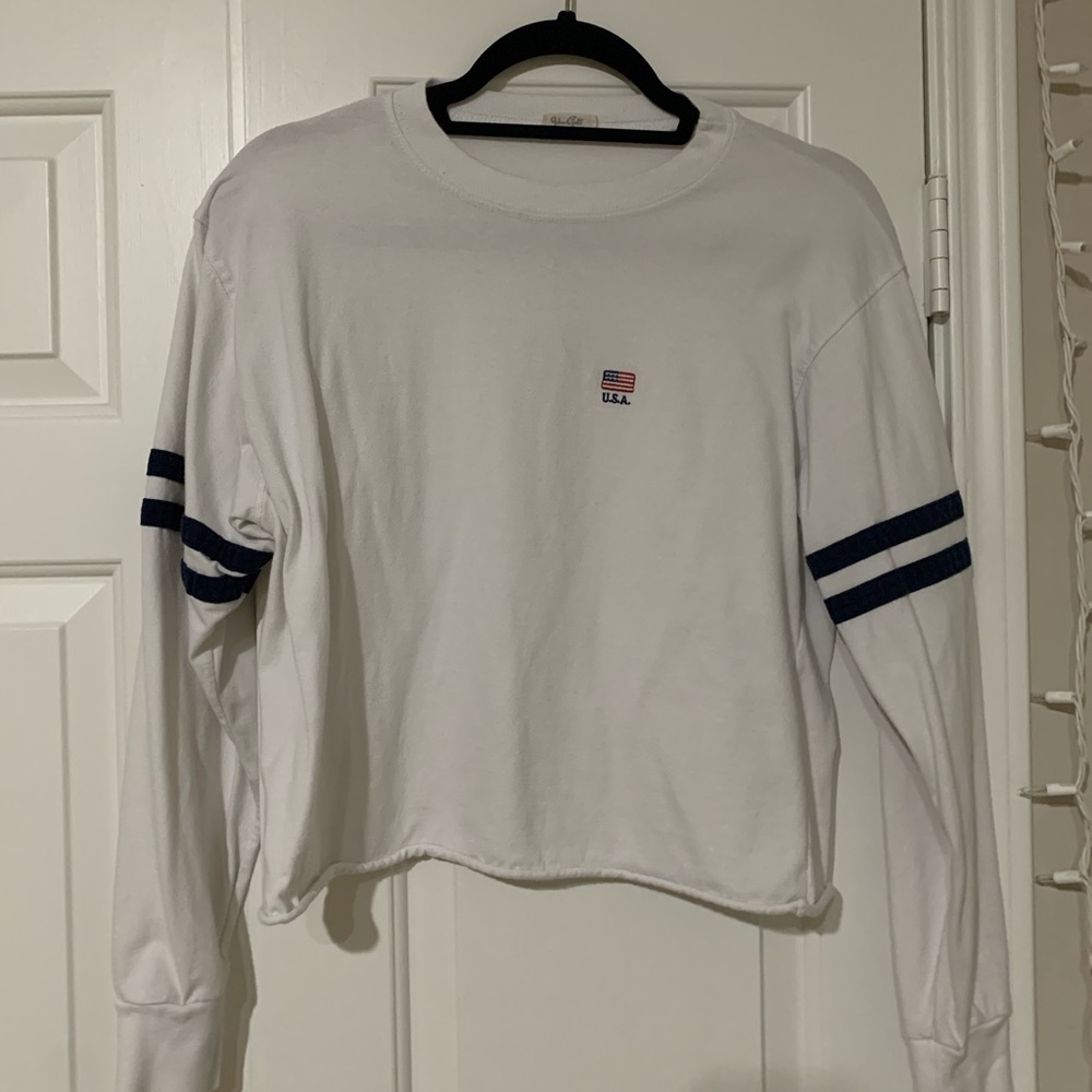 brandy long sleeve usa top
